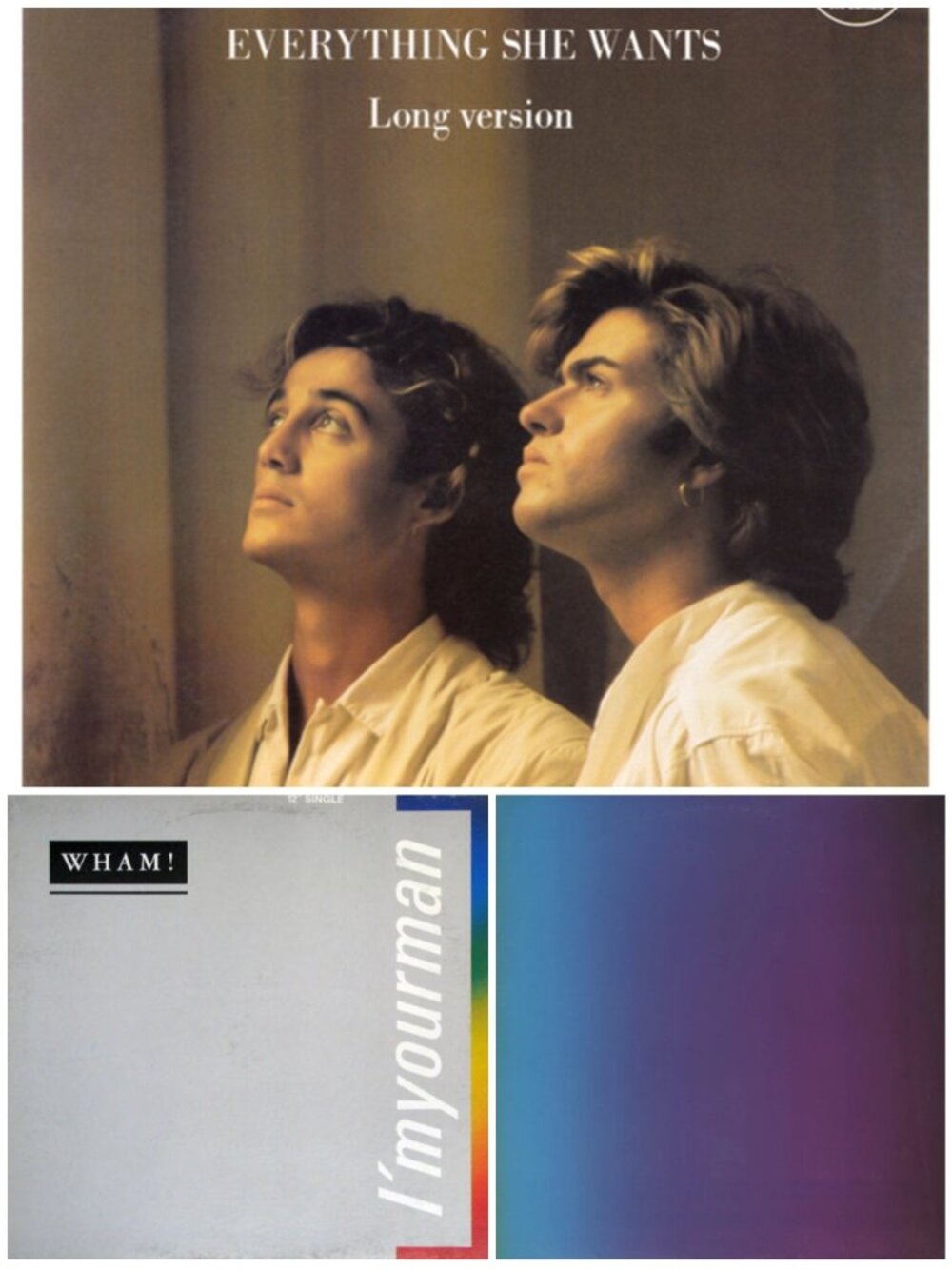 WHAM 3 Vinyl albums bundle